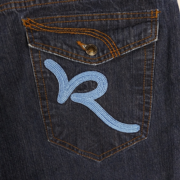 Vintage Y2K Rocawear Jeans Shorts Baggy Grunge Skater Sz 40 Southpole Jnco Style - Picture 6 of 7